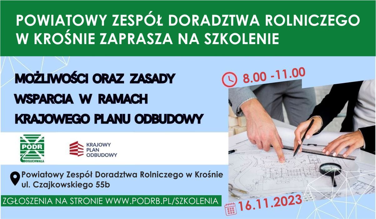 Szkolenie dla mieszkańców powiatu krośnieńskiego i okolic