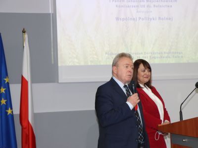 Unijny komisarz do spraw rolnictwa w Boguchwale